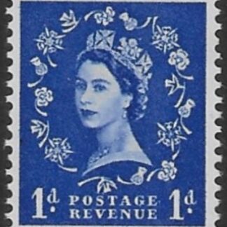 SG.588  1d ultramarine. (1958 2nd graphites) U/M (MNH)