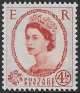 SG.594 4½d chestnut. (1958 2nd graphites) U/M (MNH)