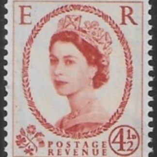 SG.594  4½d  chestnut.  (1958 2nd graphites) U/M (MNH)