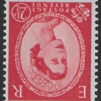 SG.591wi  2½d  carmine-red.  (1958 2nd graphites inverted watermark) U/M (MNH)