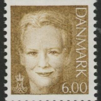2001 Denmark SG.1201 6k olive-sepia  Queen Margrethe II U/M (MNH)