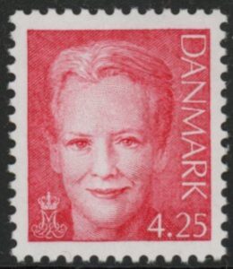 2003 Denmark SG.1195a 4k.25 rosine Queen Margrethe II U/M (MNH)
