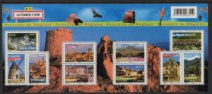 2008 France MS.4379 Regions Mini Sheet (11th Issue) U/M (MNH)