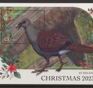 2023 St Helena. MS.1338 Land Birds mini sheet. (one only) U/M (MNH)