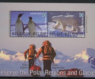 2009 Belgium MS.4236  Preserve Polar Regions & Glaciers.Mini Sheet U/M (MNH)