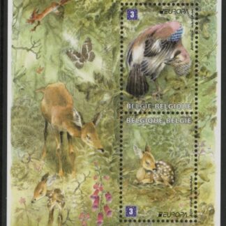 2011 Belgium MS.4405 Europa 'Forests' . Mini Sheet U/M (MNH)
