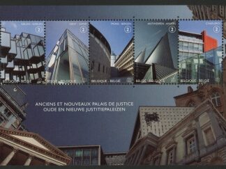 2011 Belgium MS.4401 Courthouses . Mini Sheet U/M (MNH)