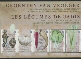 2011 Belgium MS.4371 Vegetables of Yore . Mini Sheet U/M (MNH)