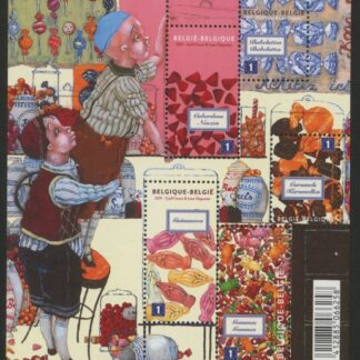 2012 Belgium MS.4407 Belgium Candies. Mini Sheet U/M (MNH)