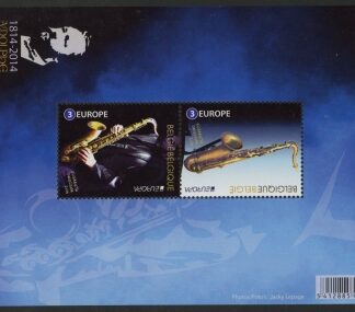 2014 Belgium MS.4581  Europa 'Musicians'.  Mini Sheet U/M (MNH)