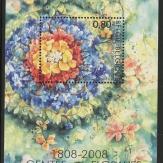 2008 Belgium MS.4162  Ghent Flower Show.  Mini Sheet U/M (MNH)