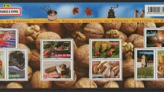 2008 France MS.4493 Regions Mini Sheet U/M (MNH)