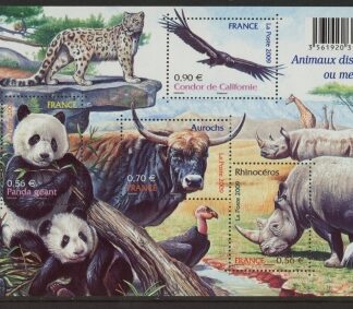 2009 France MS.4658 Endangered Species Mini Sheet U/M (MNH)