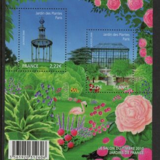 2009  France MS.4694 Gardens Mini Sheet U/M (MNH)
