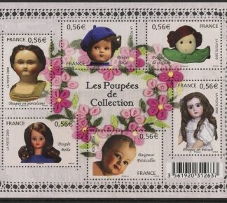 2009 France MS.4697 Dolls Mini Sheet U/M (MNH)