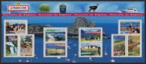 2007 France MS.4269 Regions Mini Sheet  U/M (MNH)