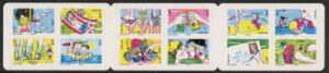 2016  France.  SG.6008-17  'Holidays' booklet . set 12 values U/M (MNH)