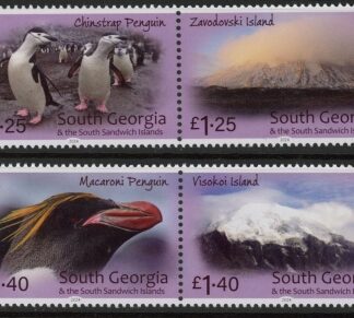 2024 South Georgia. SG.831-4 Island series Pt. 4  Traversay Islands. set 4 values. U/M (MNH)