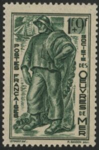 1941 France SG.726  National Seaman's Relief Fund. U/M (MNH)