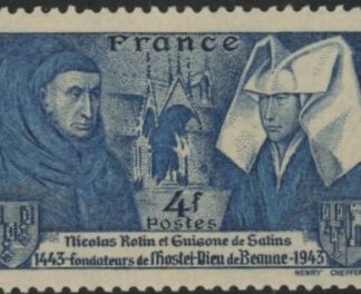 1943 France SG.787  500th Anniv. Beaune Hospital. U/M (MNH)