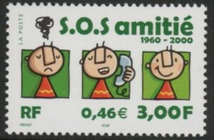 2000 France SG.3688 40th Anniv. SOS Amitie. U/M (MNH)