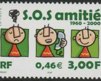 2000 France SG.3688  40th Anniv. SOS Amitie. U/M (MNH)