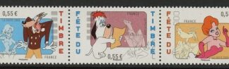 2008 France  SG.4371-3  Stamp Day - Birth of Tex Avery.  U/M (MNH)