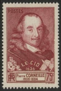 1937 France SG.568  300th Anniv. of 1st Performance of El Sid. U/M (MNH)