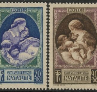1938 France SG.650-1  Birth Rate Development Fund. U/M (MNH)