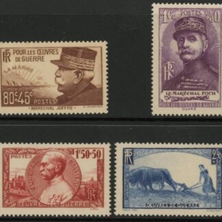 1940 France SG.662-5  War Charities. U/M (MNH)