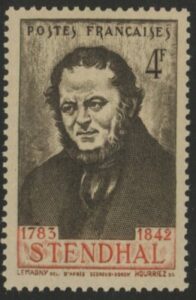 1942 France SG.755 Death Centenary of Stendhal. U/M (MNH)