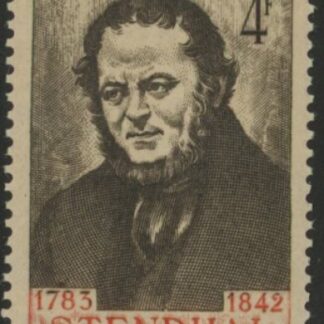 1942 France SG.755  Death Centenary of Stendhal. U/M (MNH)