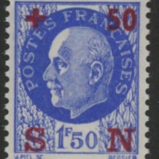 1942 France SG.754 National Relief Fund  U/M (MNH)