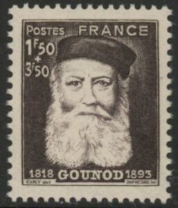 1944 France SG.812  50th death Anniv. of Gounod. U/M (MNH)