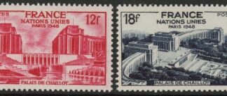 1948 France SG.1040-1 UN Assembly Paris Set of 2 Values U/M (MNH)
