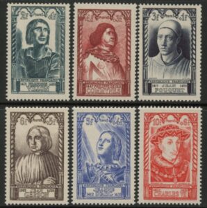 1946 France SG.985-90  National Relief Fund. U/M (MNH)
