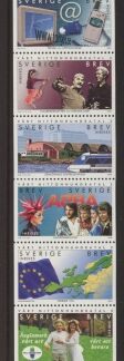 2000 Sweden The Twentienth Century (3rd Series) Set of 10 values U/M (MNH)
