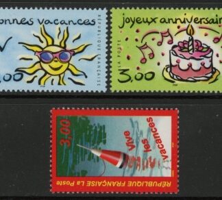 1999 France SG3585-7 Greeting Stamps Set of 3 values U/M (MNH)