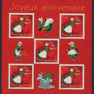 2005 France SG.4088 Greeting Sheetlet.U/M (MNH)