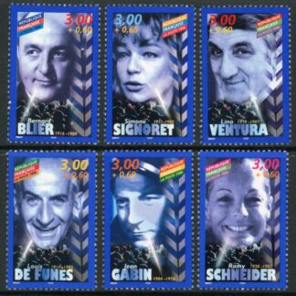 1998 France SG.3532-7  Film Stars. U/M (MNH)