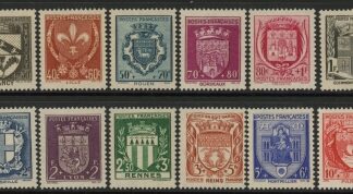 1941 France SG.727-38  National Relief Fund. U/M (MNH)