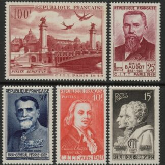 1949 France SG.1072-6  Int. Telegraph Congress Paris. U/M (MNH)