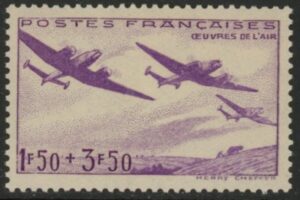 1942 France SG.742 Air Force Dependents Relief Fund. U/M (MNH)