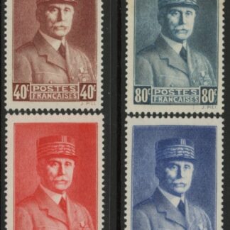 1941 France SG.690-3   Marshall Petain. U/M (MNH)