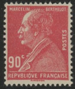 1927 France SG.457 Berthelot Birth Centenary. U/M (MNH)