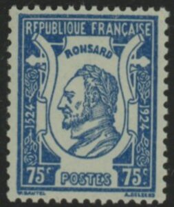 1924 France SG.405 400th Anniv. Birth of Ronsard. U/M (MNH)