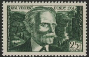 1951 France SG.1112 Birth Centenary of Vincent D'Indy. U/M (MNH)