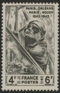 1944 France SG.830 National Relief Fund. U/M (MNH)
