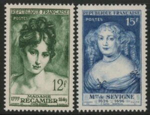 1950 France SG.1103-4 Portraits. U/M (MNH)