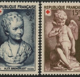 1950 France SG.1105-6  Red Cross Fund. U/M (MNH)